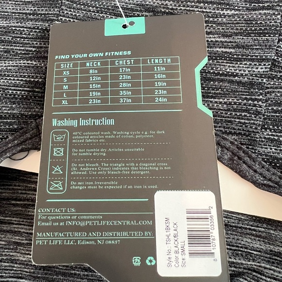 🎉 HOST PICK 🎉 Pet Life Active Aero Pawlse Heathered T-Shirt Size Small NWT - Picture 10 of 13